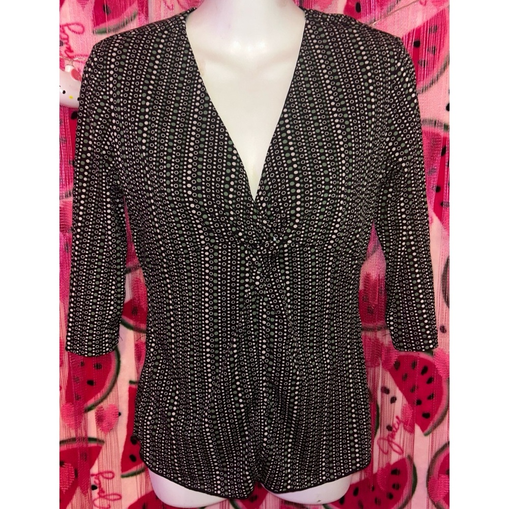 🖤💚 Willi Smith Fitted Blouse